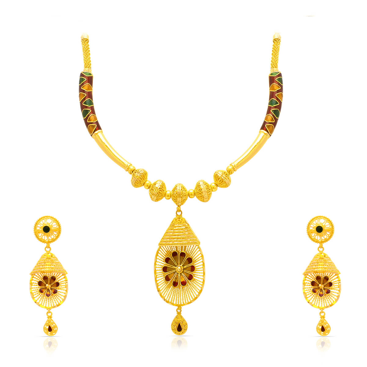 Gold Necklace Set