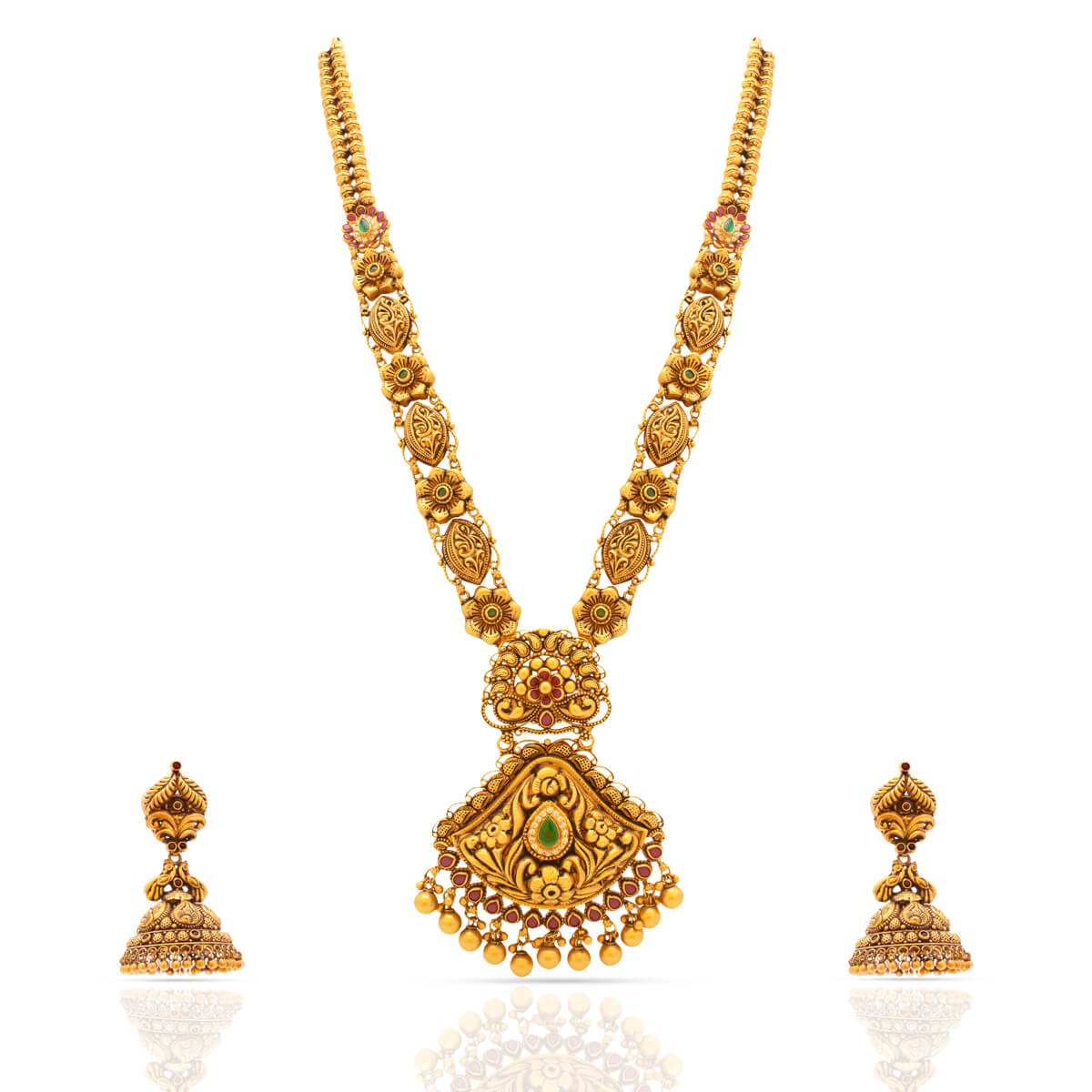 Heritage Harmony Gold Necklace Set with Free Gold Coin