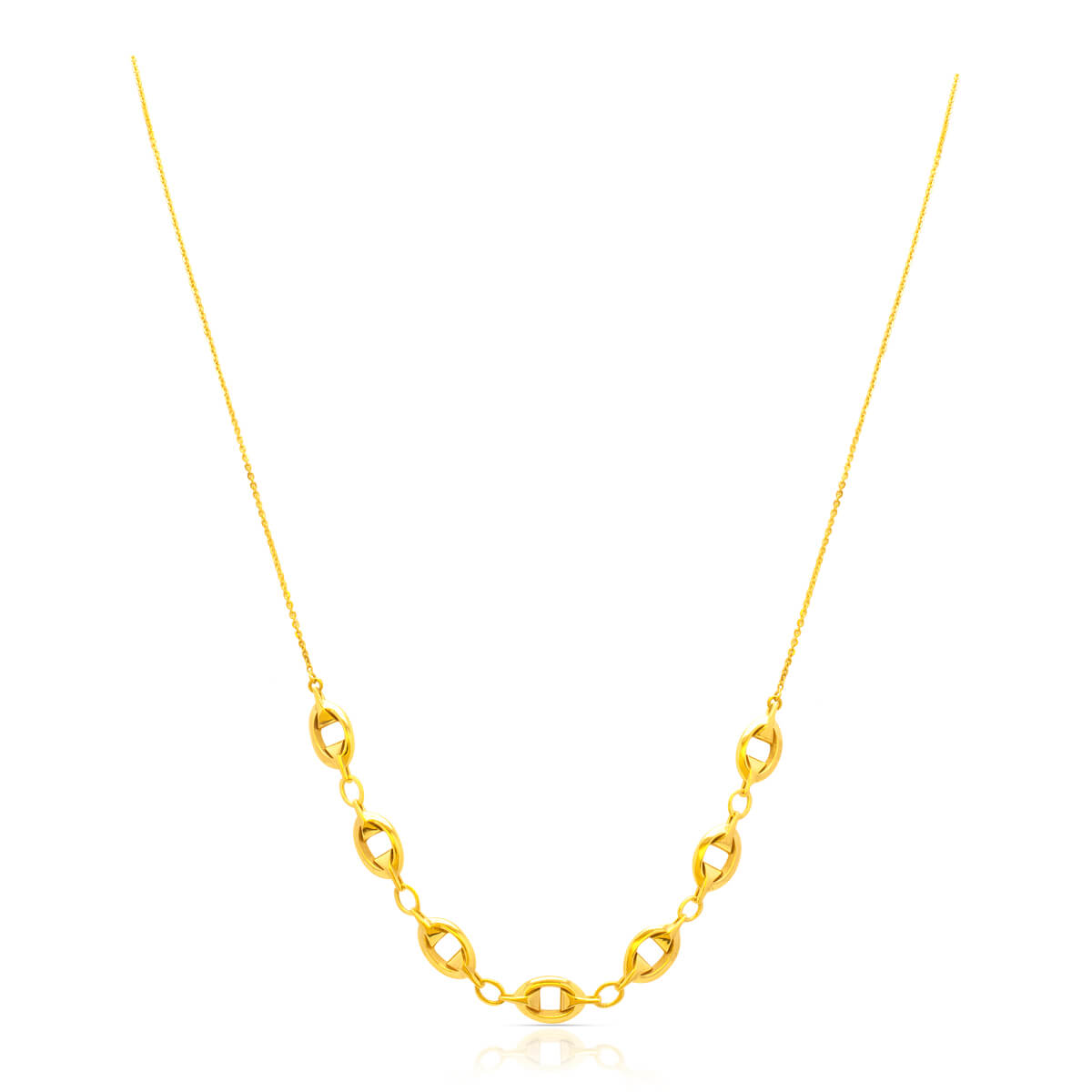 Gold Mini Necklace with Free Gold Coin