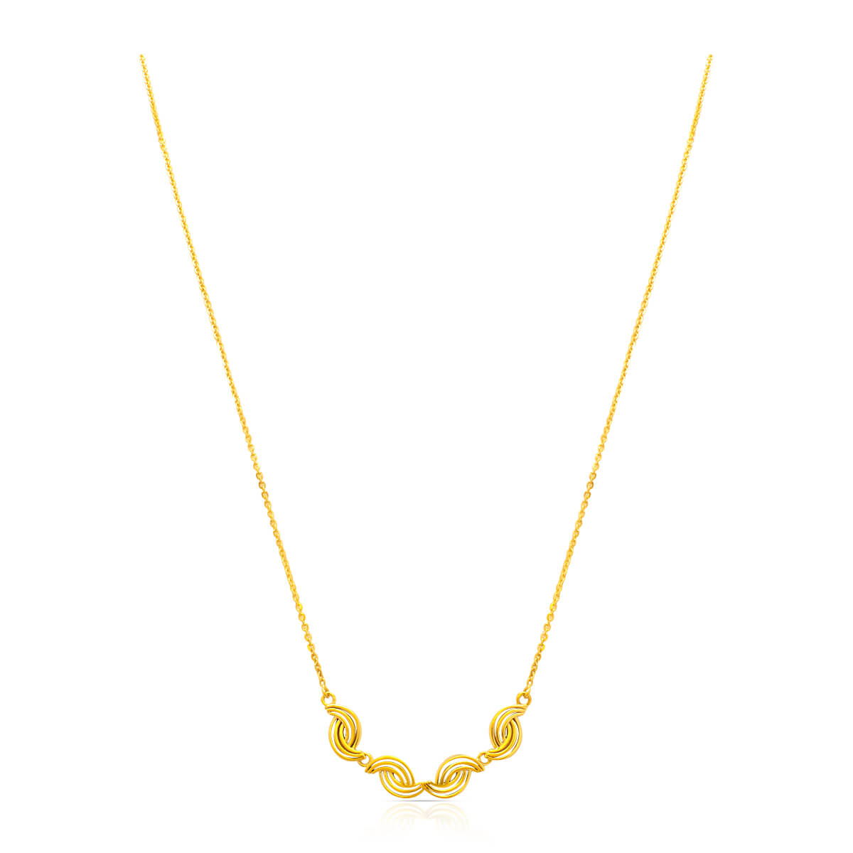 Gold Mini Necklace with Free Gold Coin