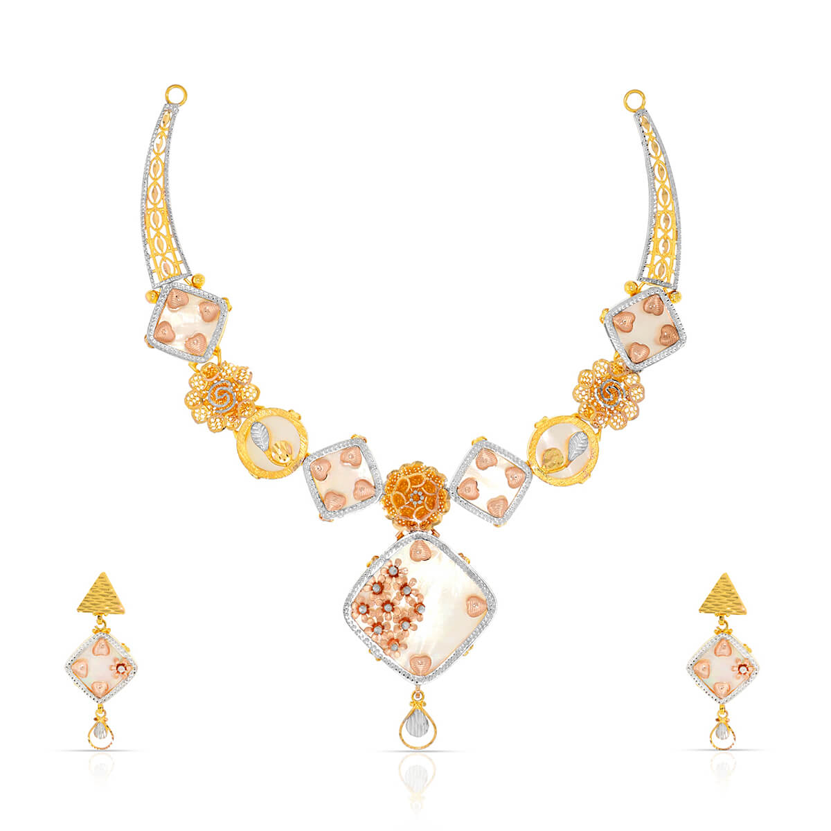 Gold Necklace Set with Free Gold Coin