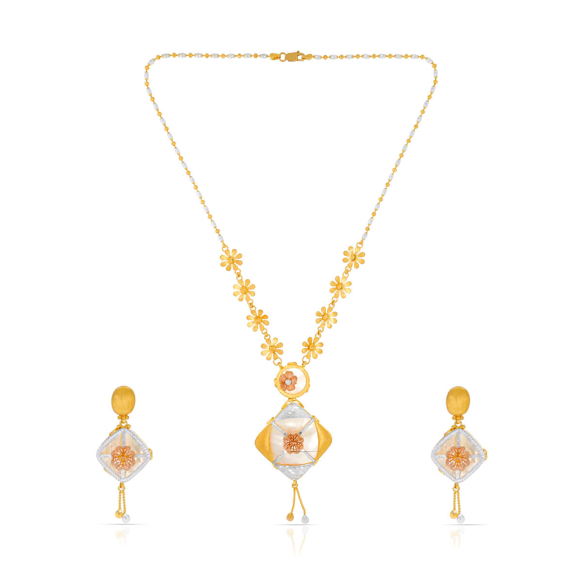 Gold Necklace Set with Free Gold Coin