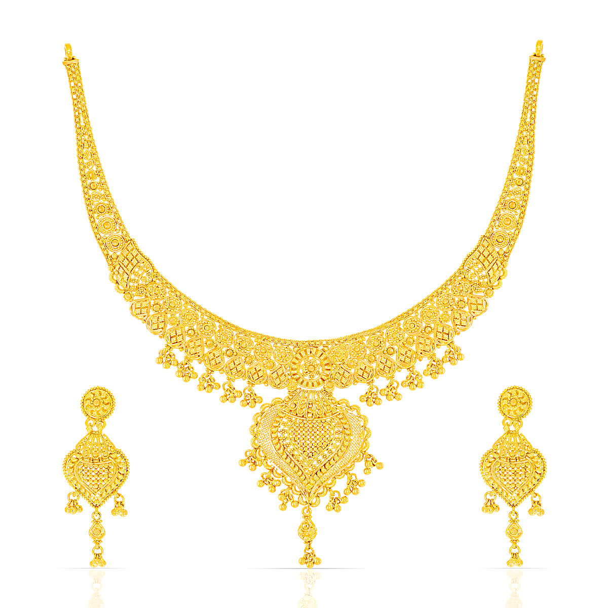 Timeless EleganceGold Necklace Set with Free Gold Coin