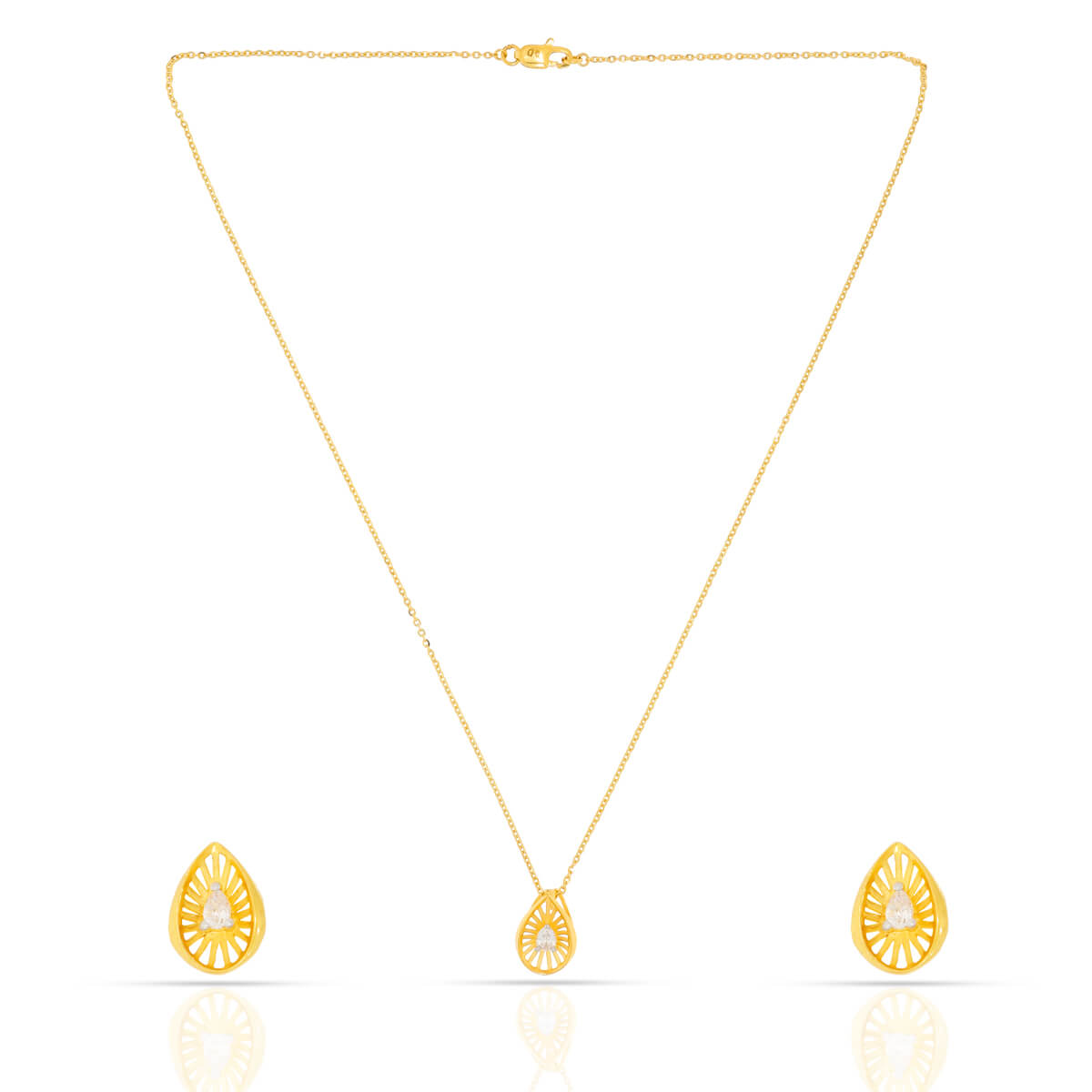 Gold Mini Necklace Set with Free Gold Coin