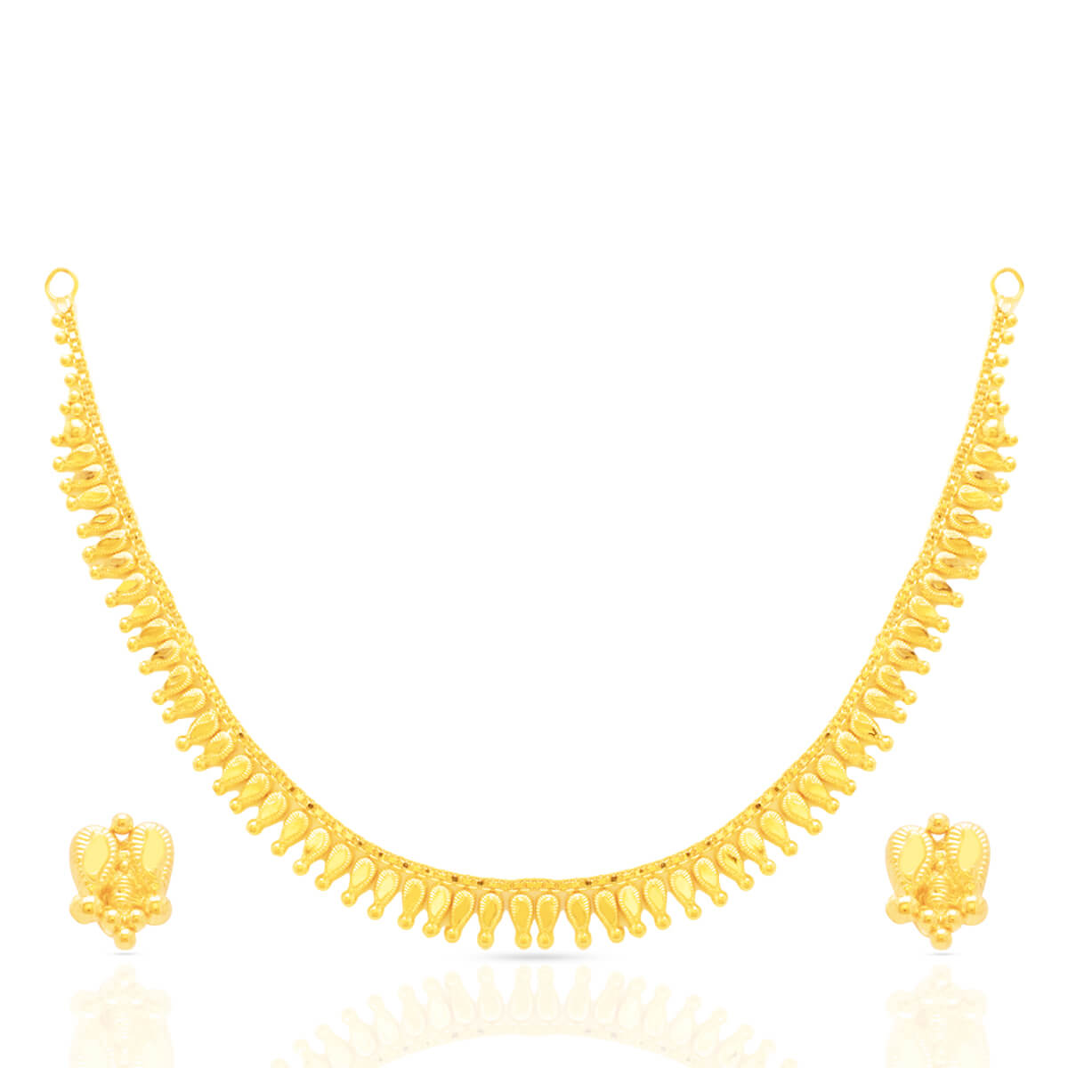 Gold Necklace Set with Free Gold Coin