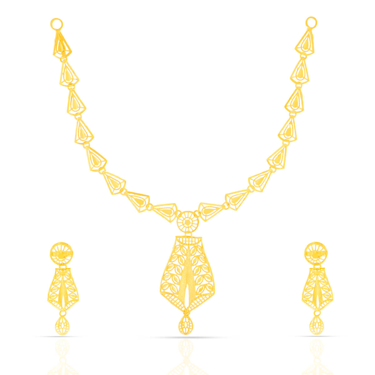 Gold Necklace Set with Free Gold Coin