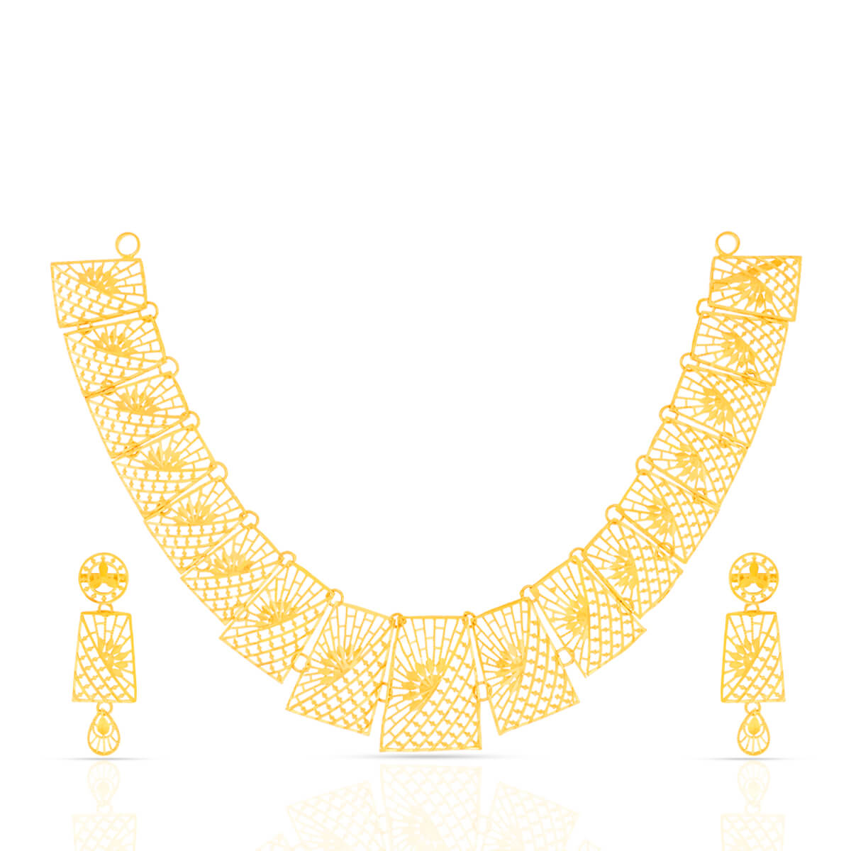 Gold Necklace Set with Free Gold Coin