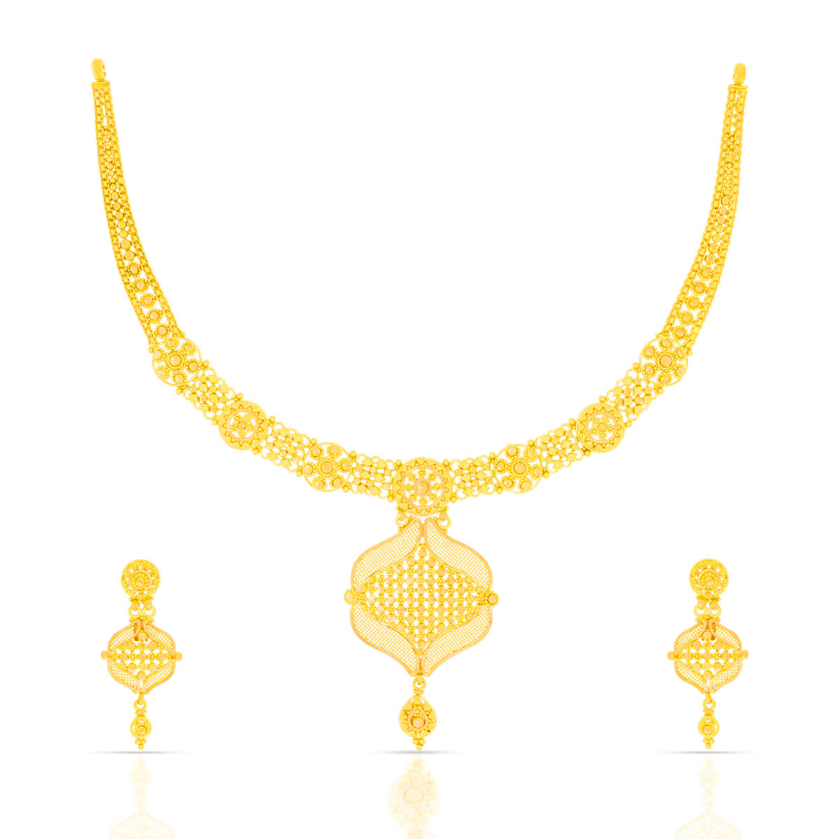 Queen’s Treasure Gold Necklace Set with Free Gold Coin