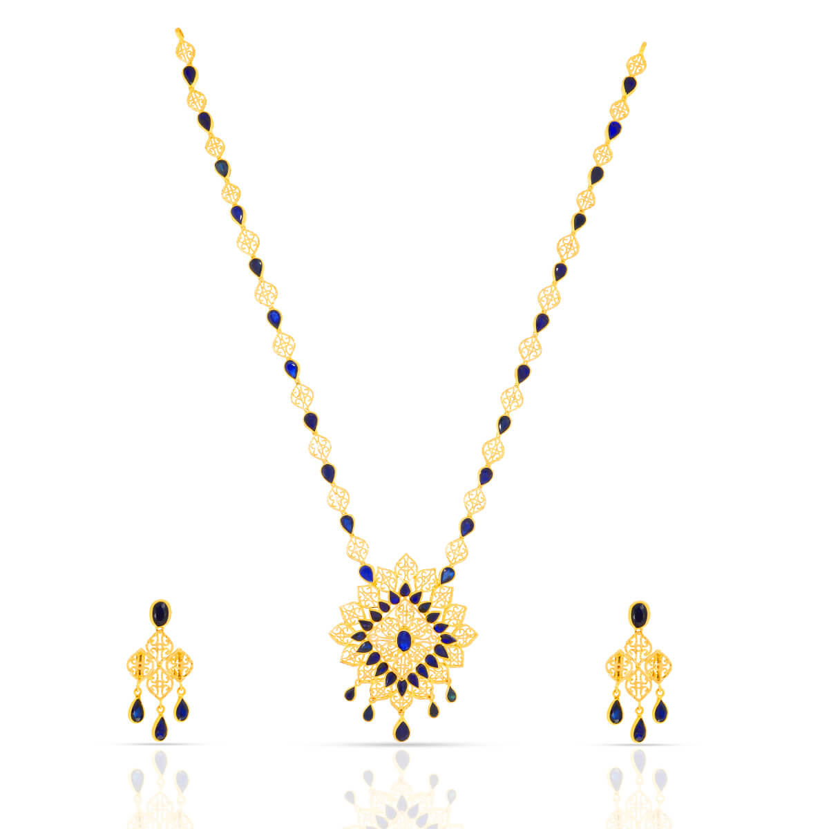 Gold Necklace Set with Free Gold Coin