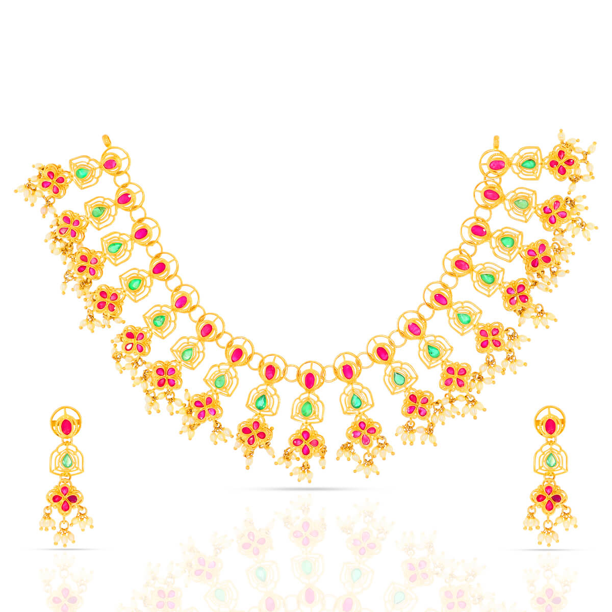 Gold Necklace Set with Free Gold Coin