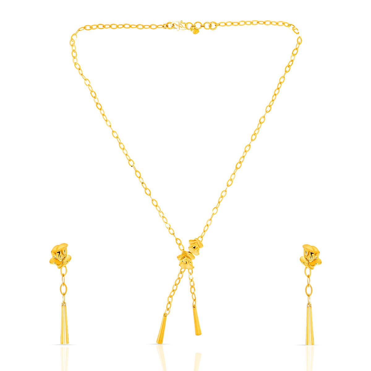 Delicate Elegance Drop Necklace Set with Free Gold Coin