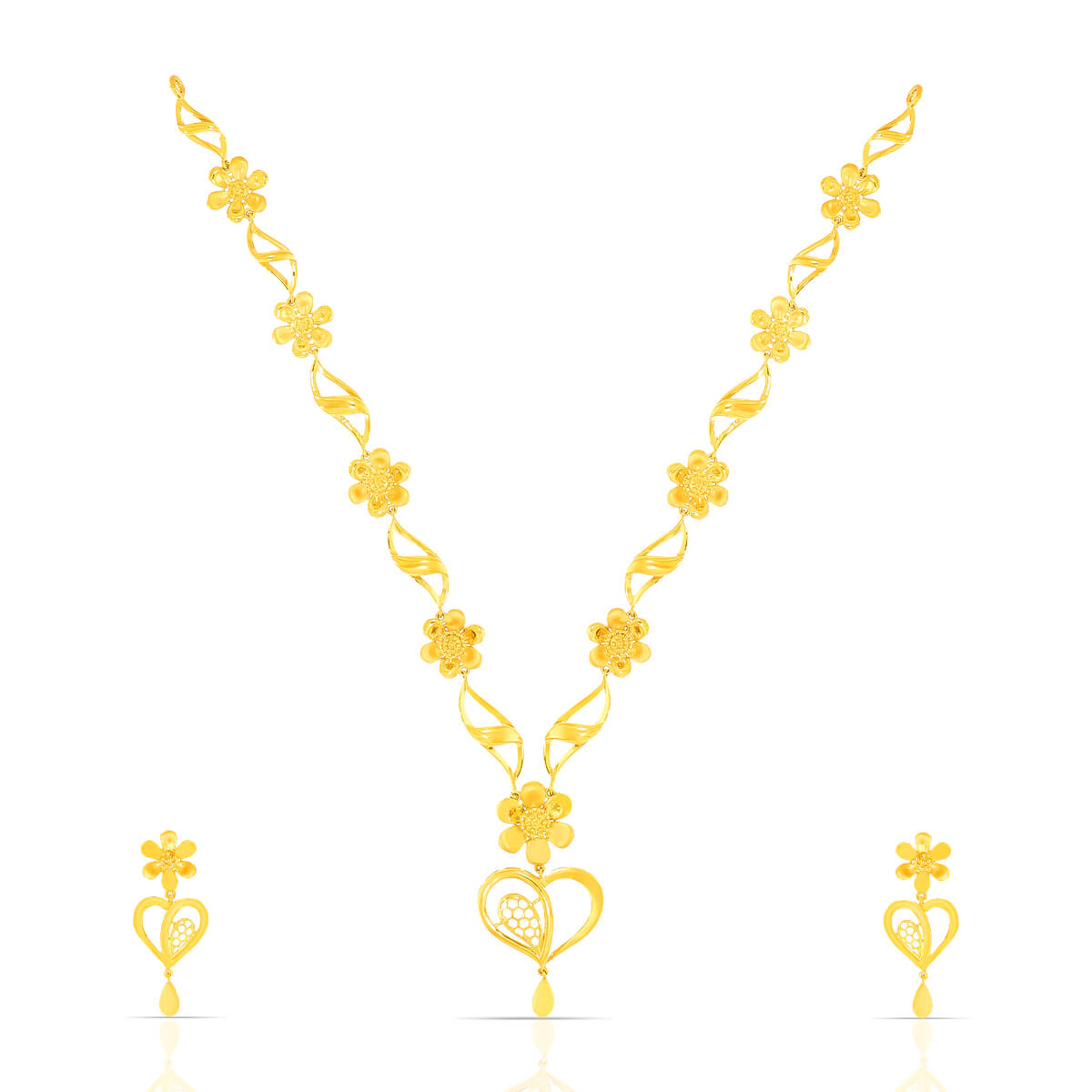 Glorious Gold Necklace Set with Free Gold Coin