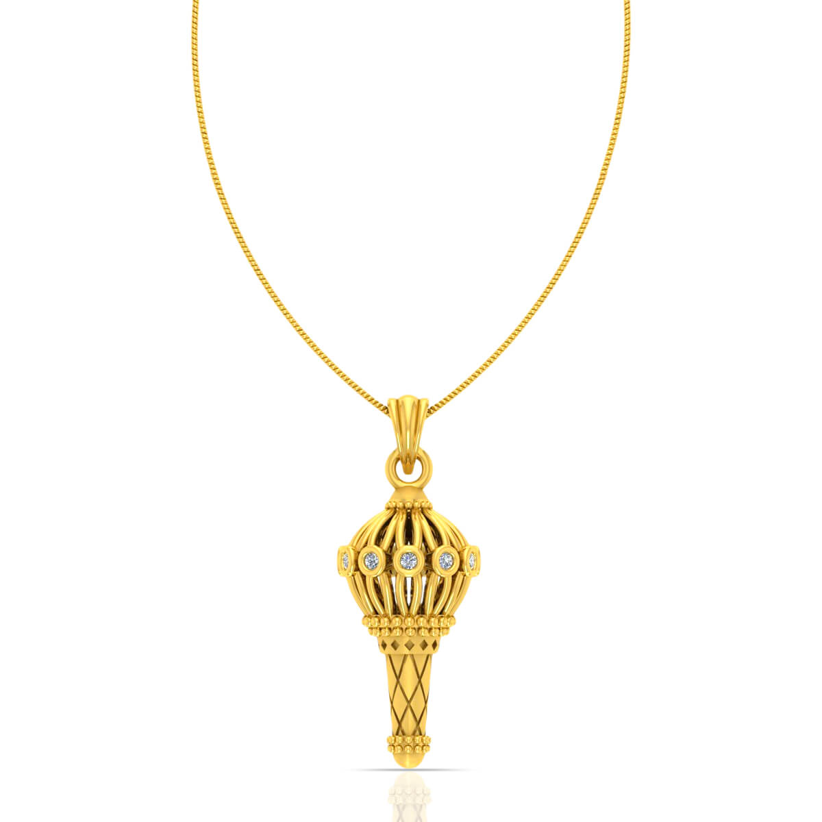 Gold Pendant with Free Gold Coin