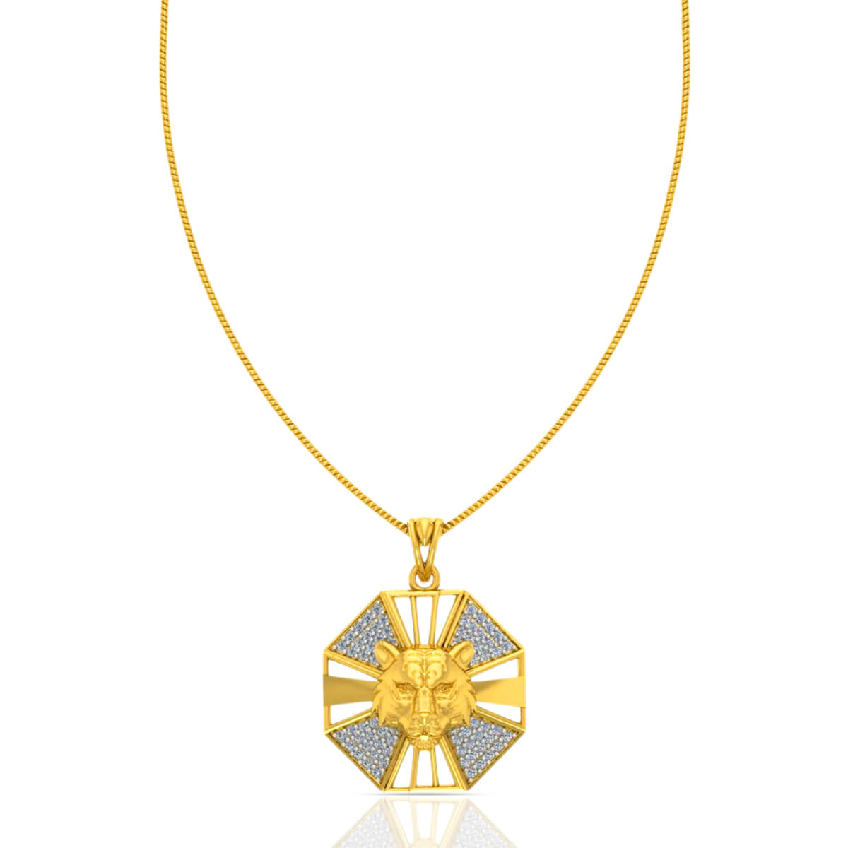 Gold Pendant with Free Gold Coin