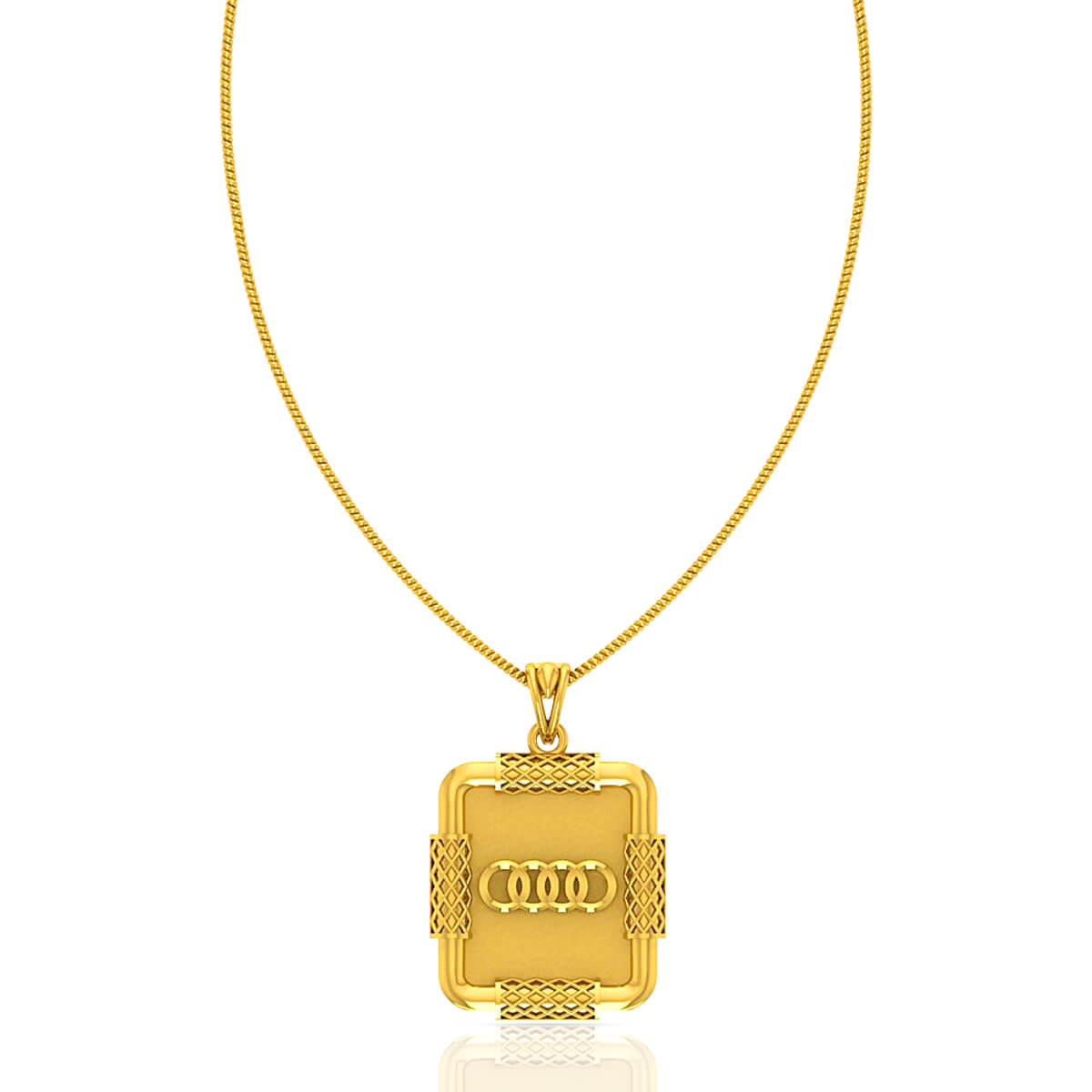 Gold Pendant with Free Gold Coin