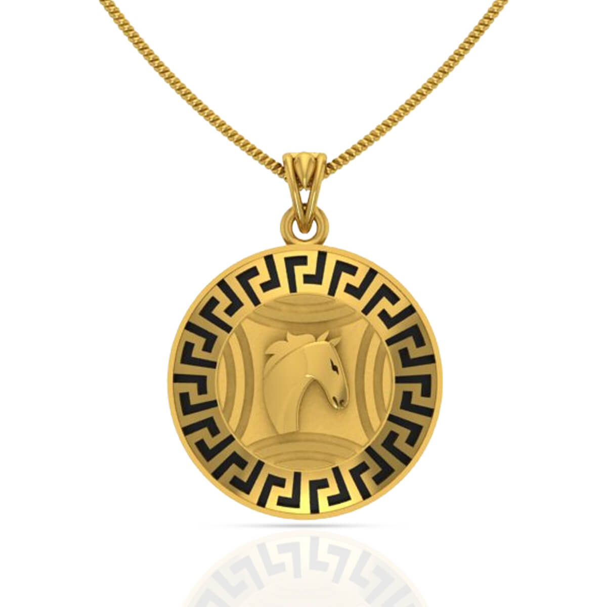 Gold Pendant with Free Gold Coin