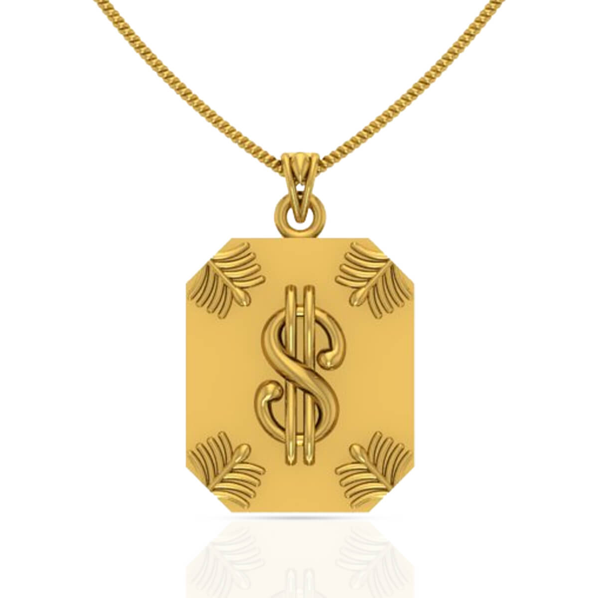 Gold Pendant with Free Gold Coin