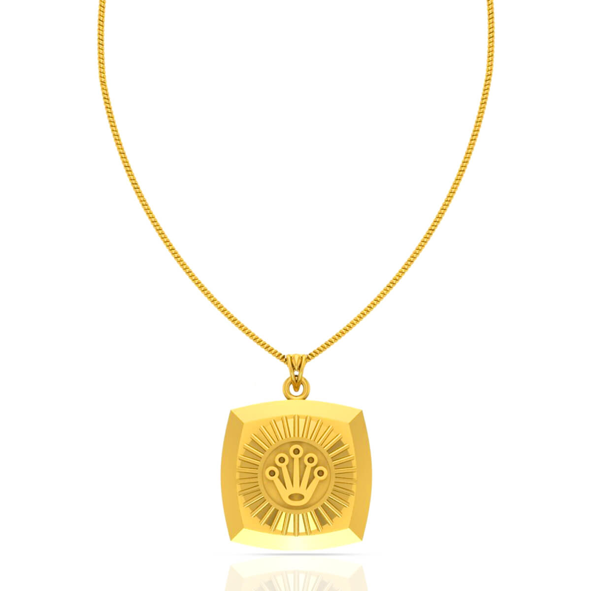 Gold Pendant with Free Gold Coin