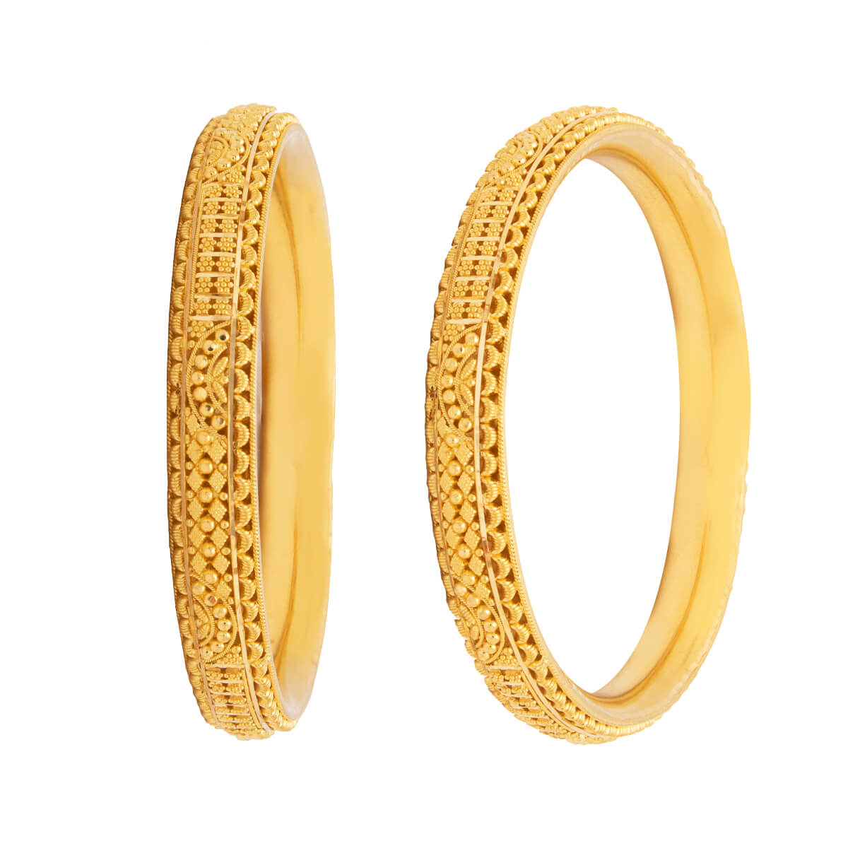 Raisha Gold Bangle with Free Gold Coin