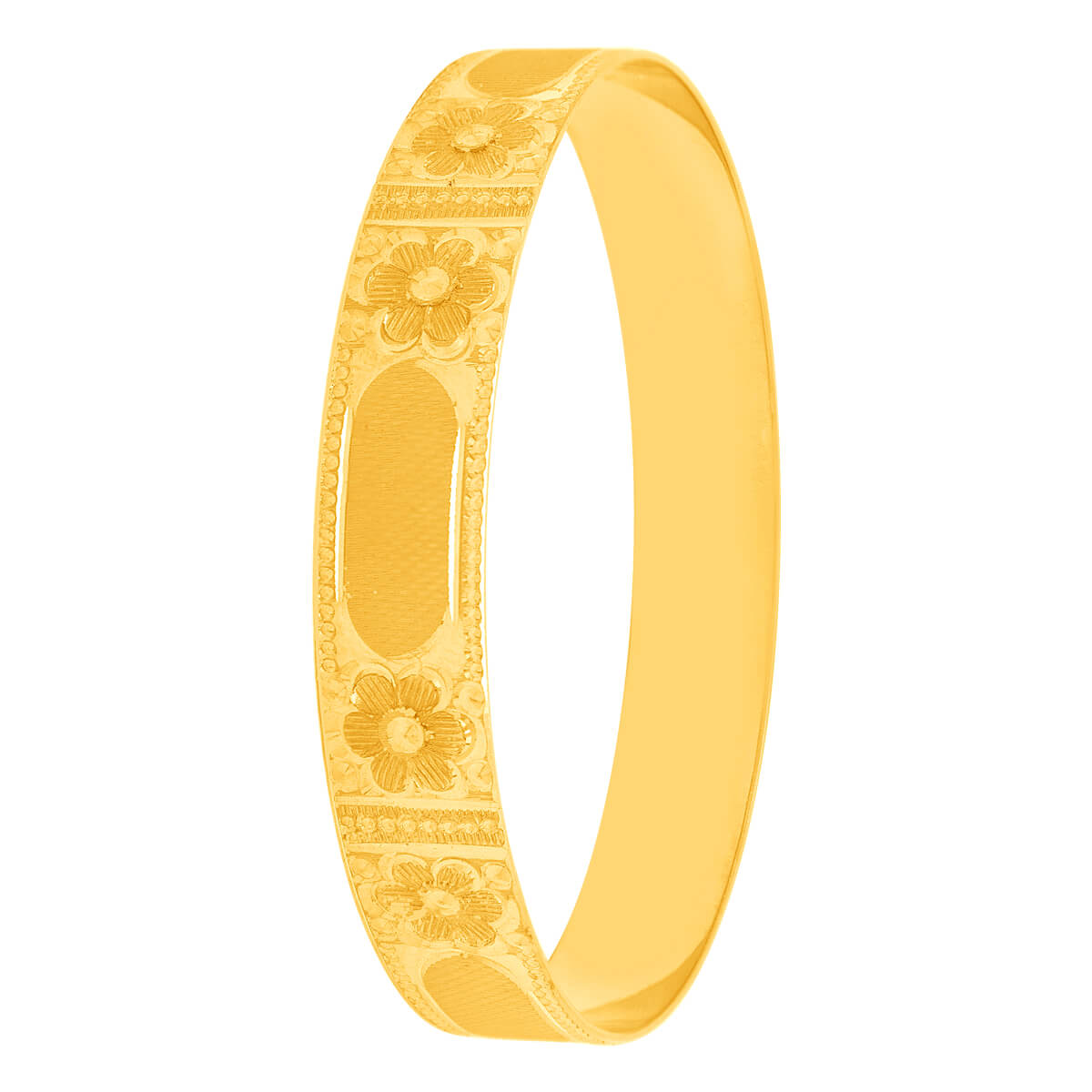 Niyaz Gold Bangle with Free Gold Coin