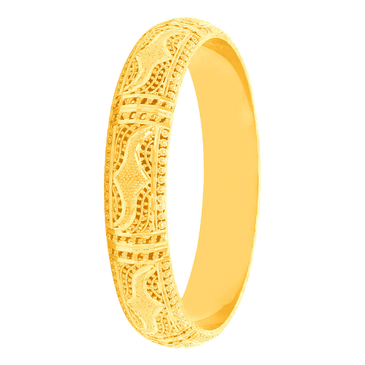 Yashana Gold Bangle with Free Gold Coin