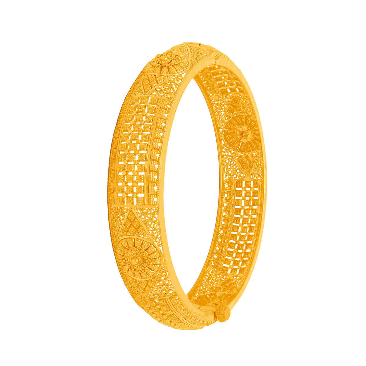 Aarahi Gold Bangle with Free Gold Coin