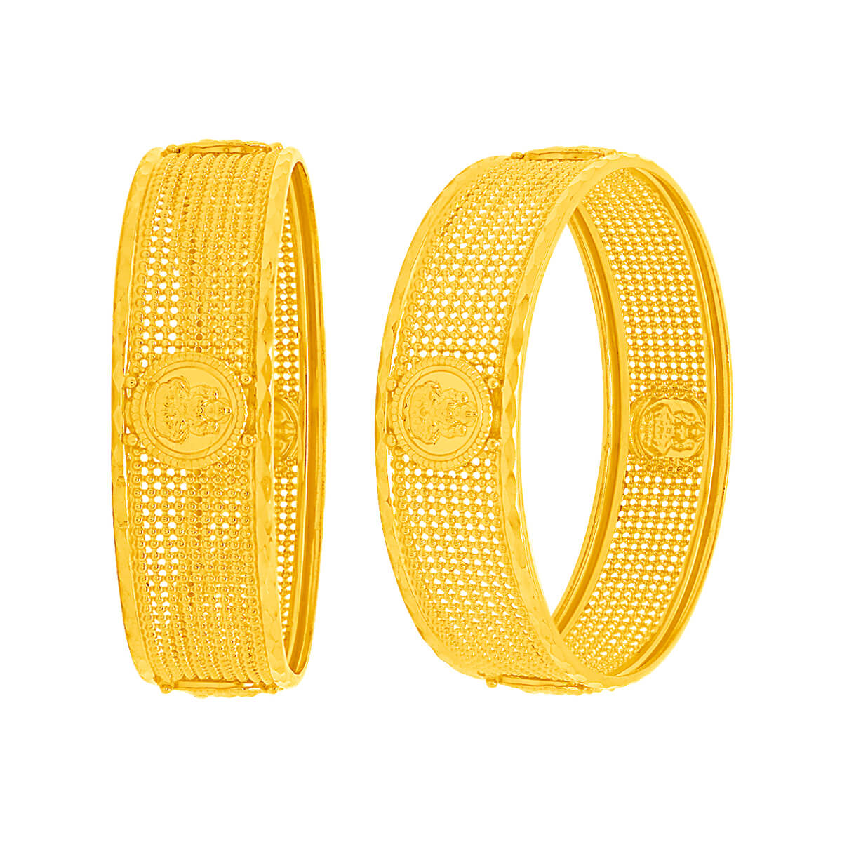 Shrishtika Gold Bangle with Free Gold Coin