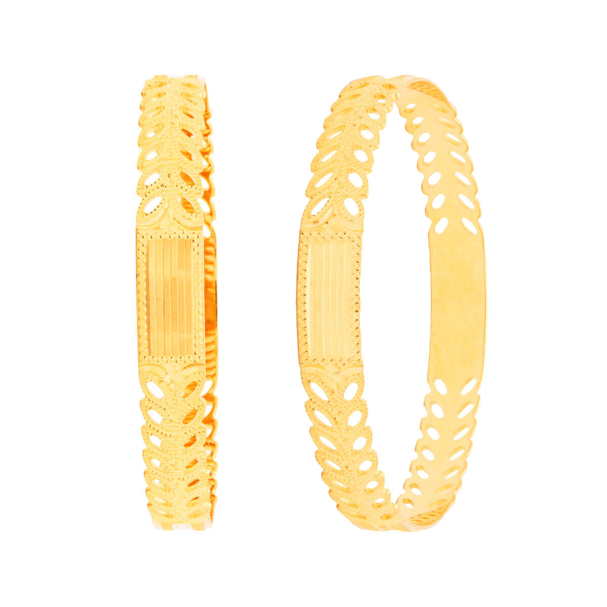 Avnish Gold Bangle with Free Gold Coin