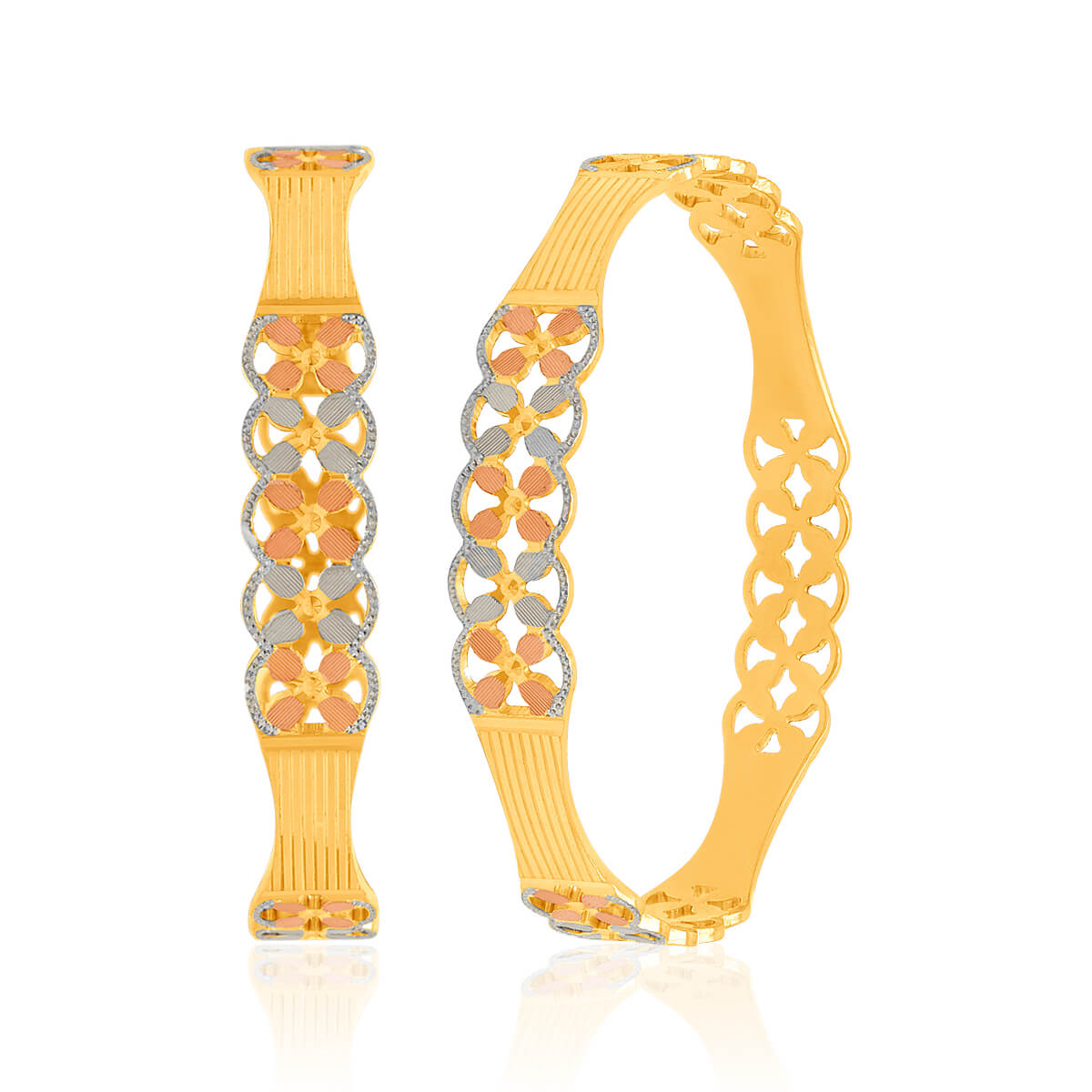 Ashika Gold Bangle with Free Gold Coin