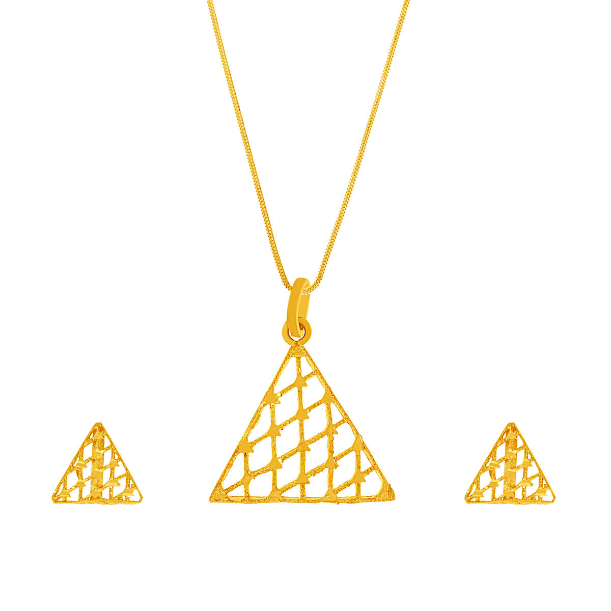 Trisi Gold Pendant Set