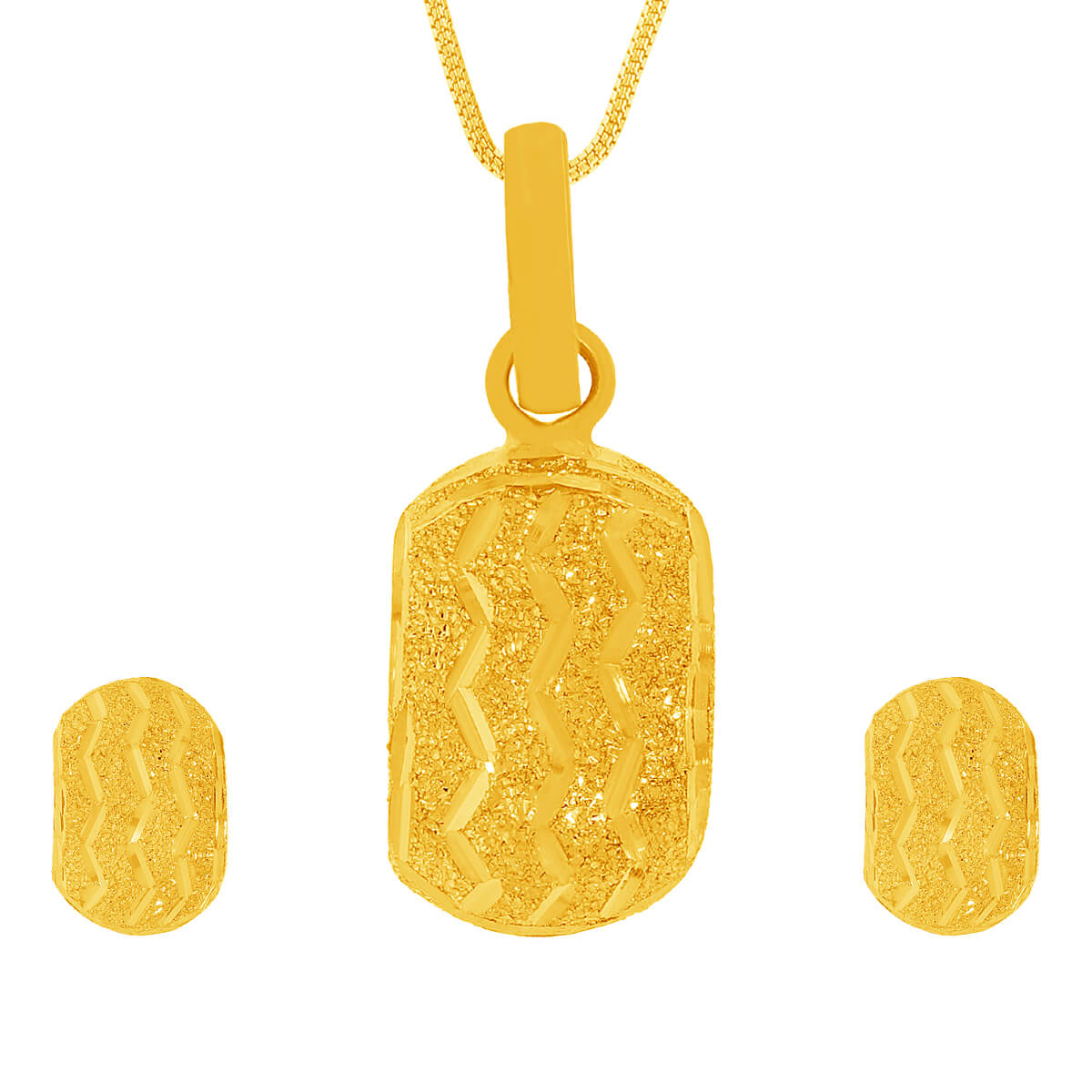 Evisha Gold Pendant Set