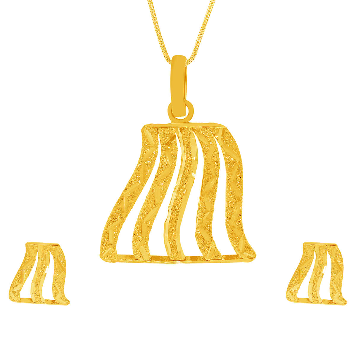 Srivi Gold Pendant Set