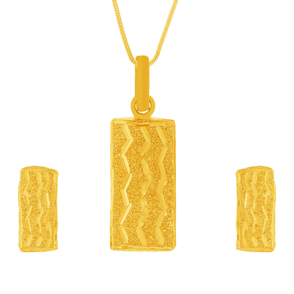 Tanisha Gold Pendant Set