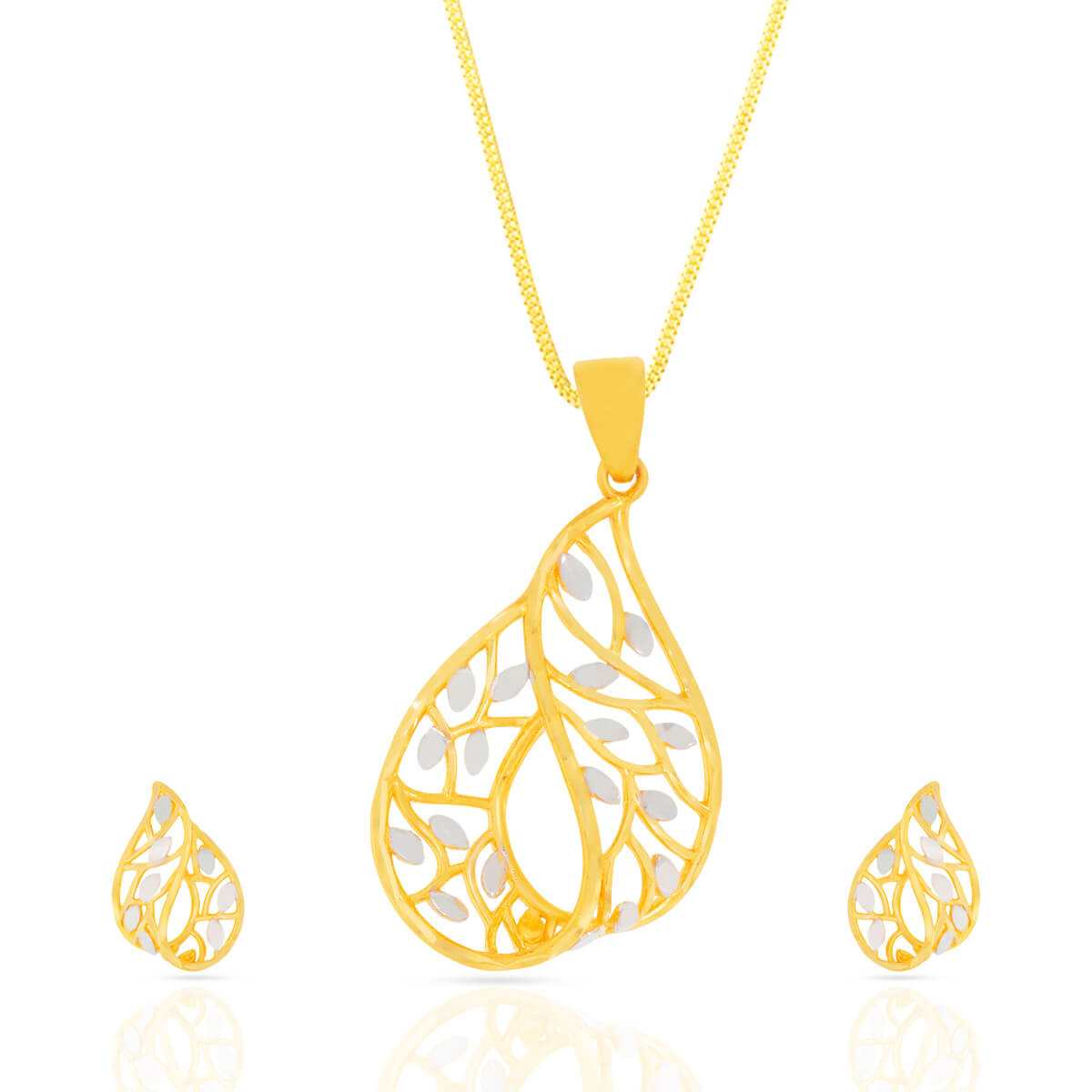 Gold Pendant Set