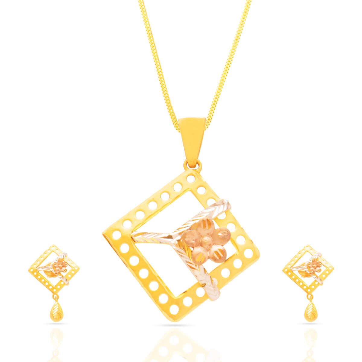 Gold Pendant Set