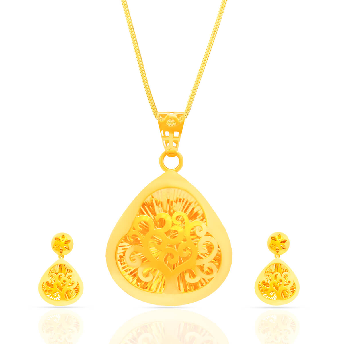 Gold Pendant Set