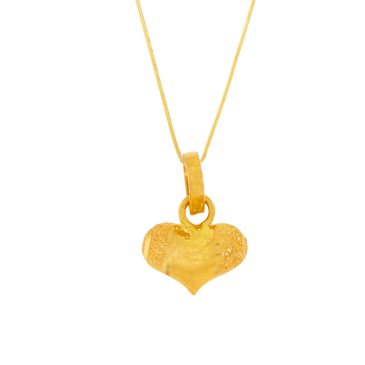 kindness gold pendant