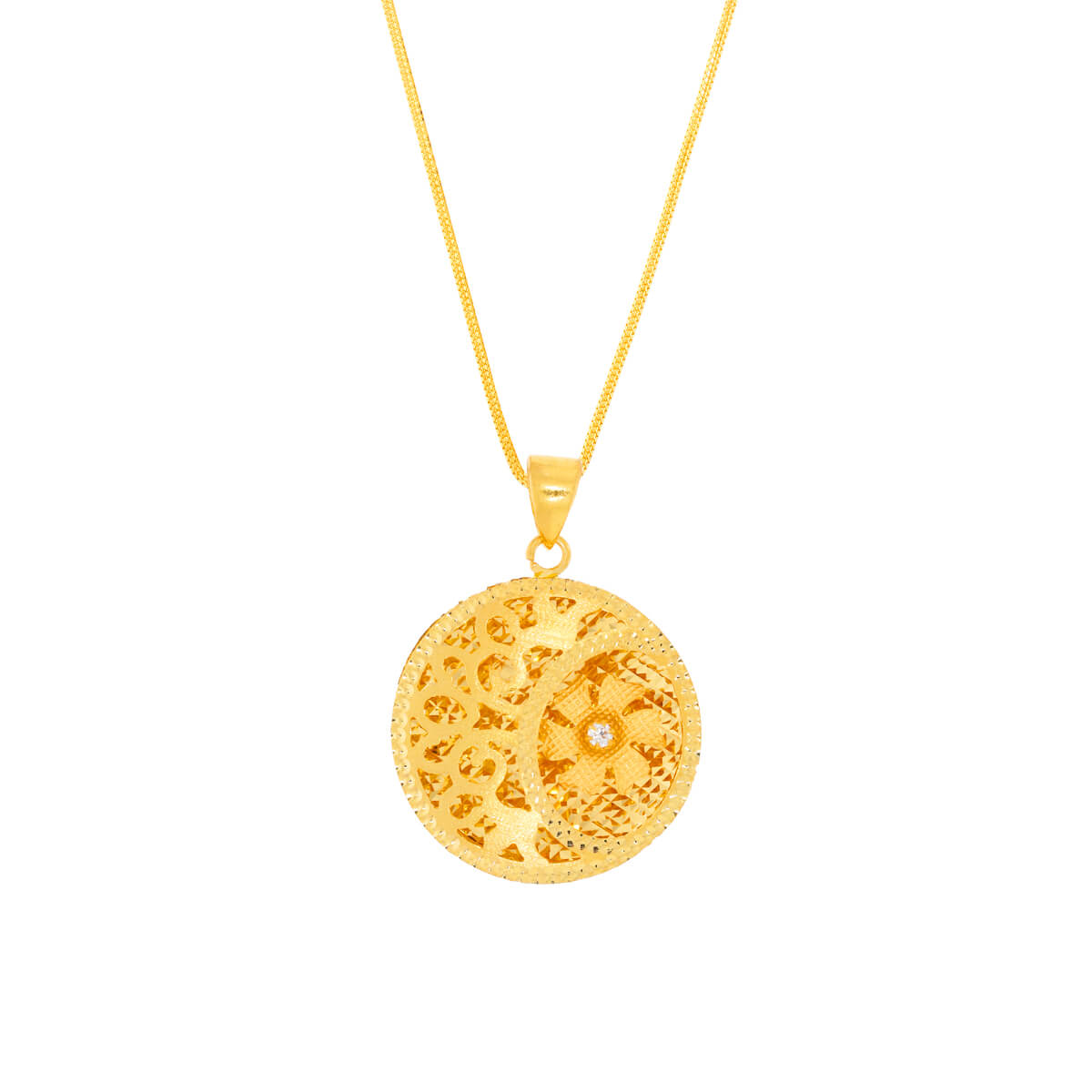 ambar gold pendant