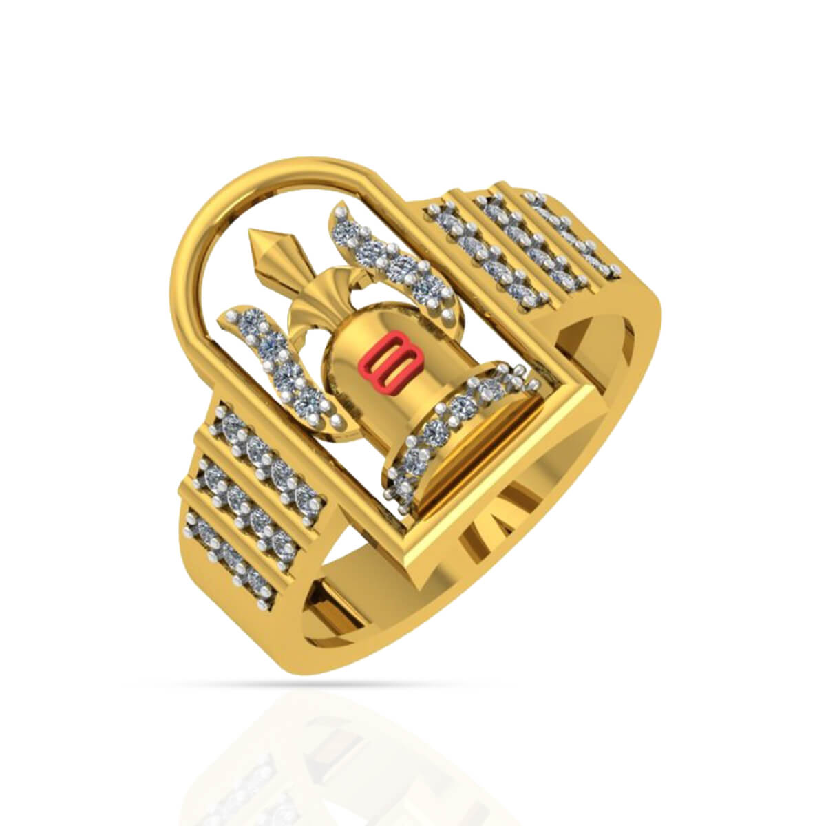 Gold Ring with Free Gold Coin