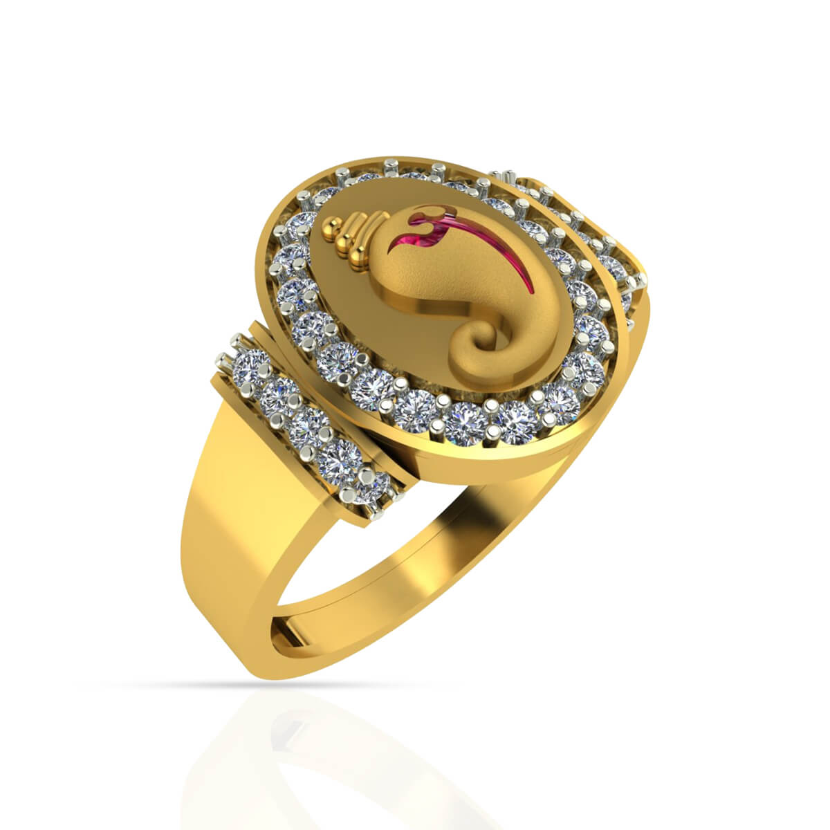 Gold Ring with Free Gold Coin