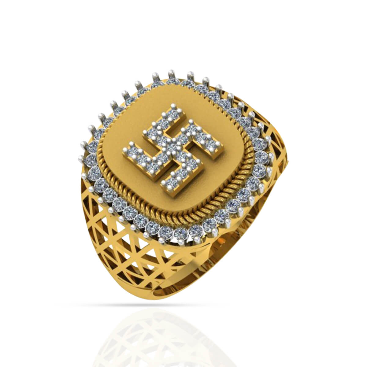 Gold Ring with Free Gold Coin