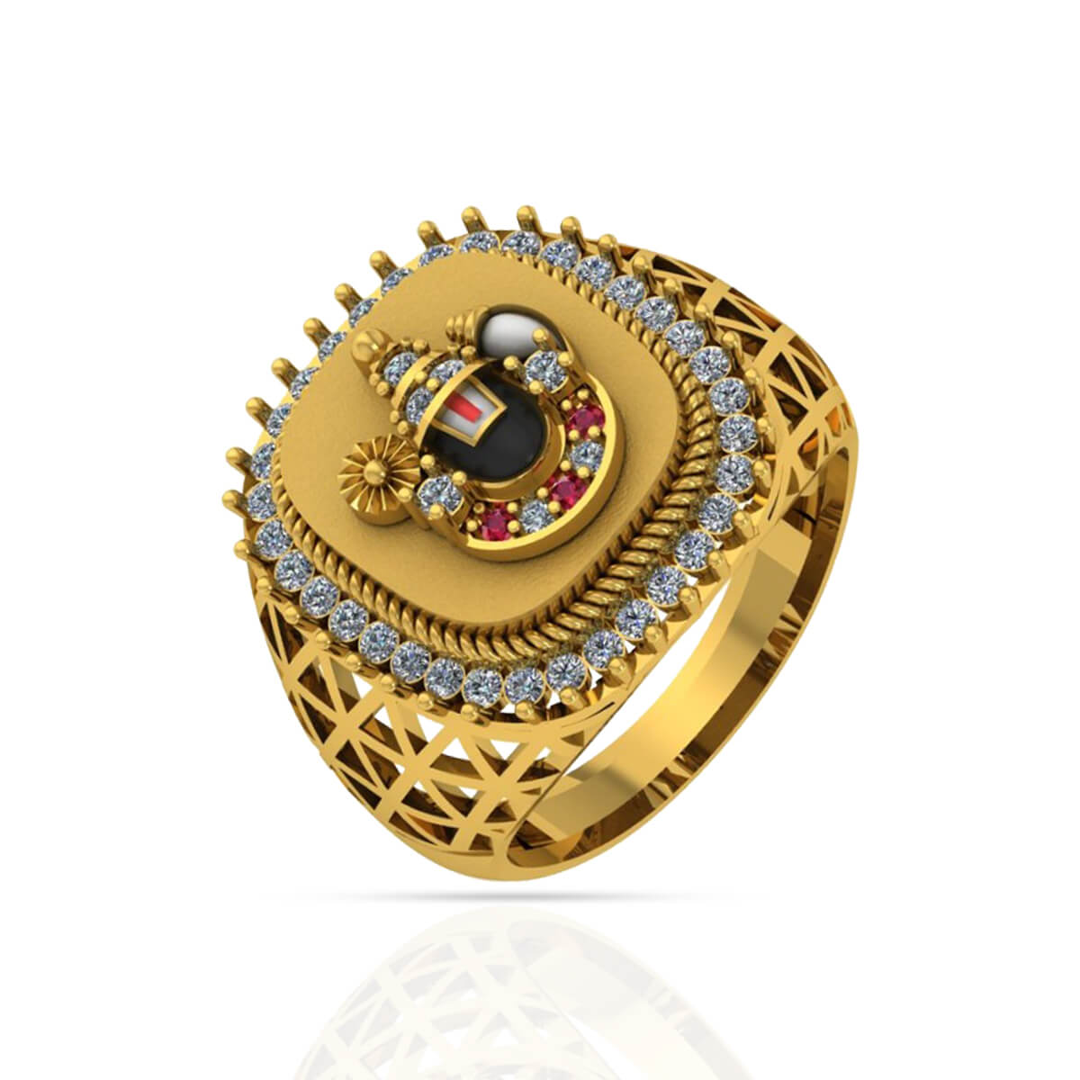 Gold Ring with Free Gold Coin