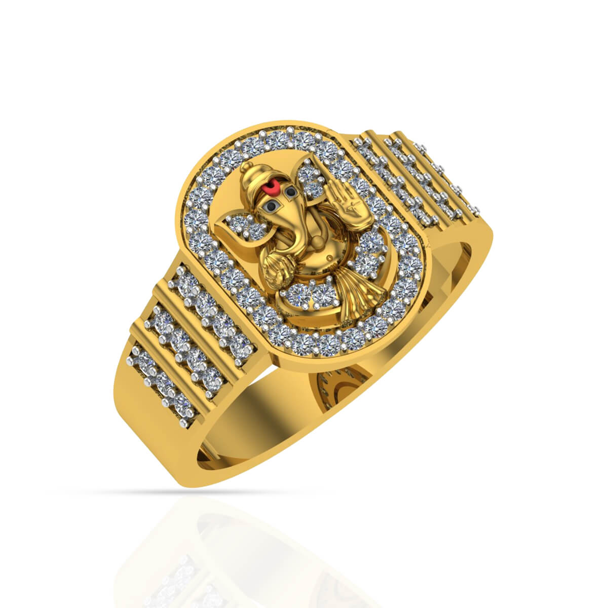 Gold Ring with Free Gold Coin