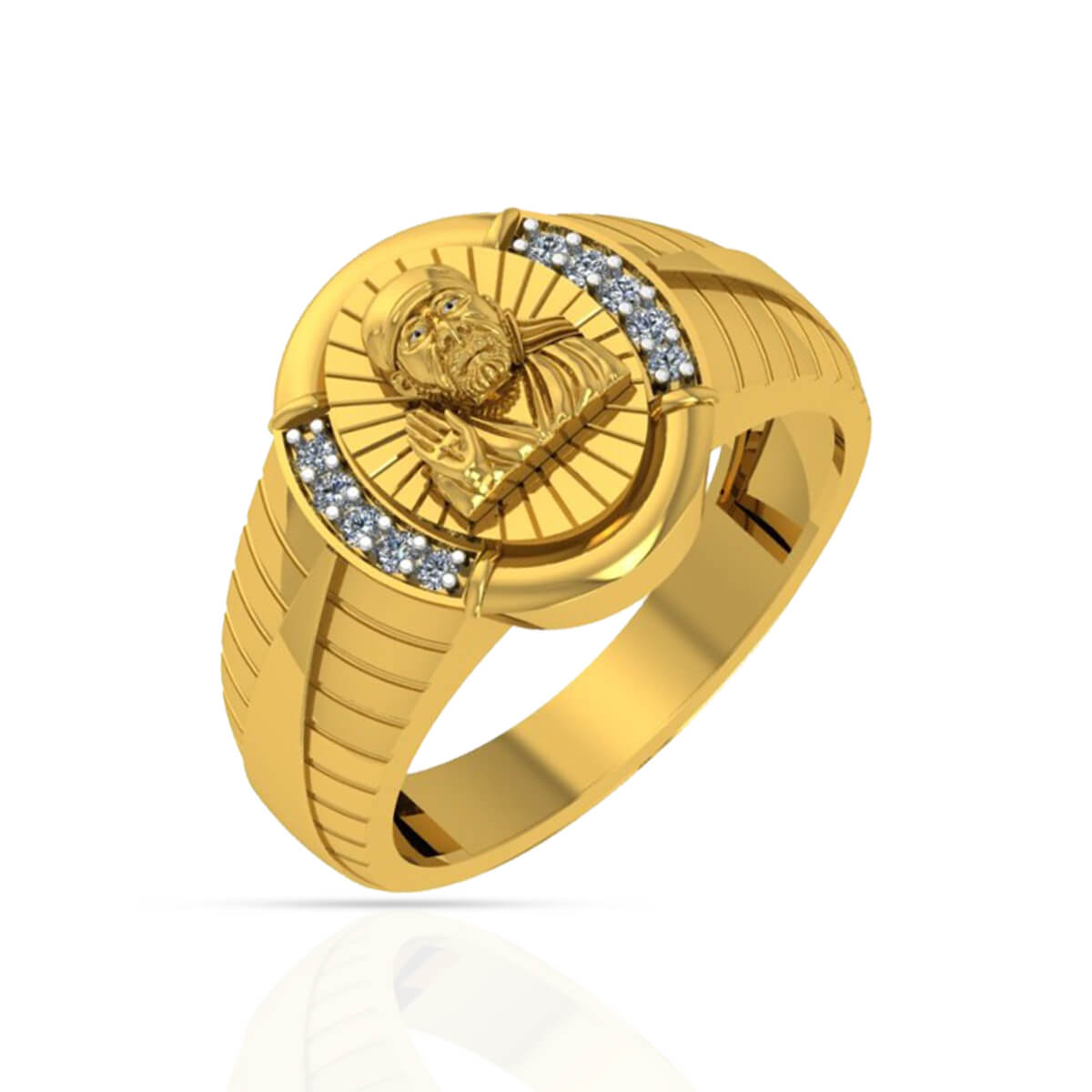 Gold Ring with Free Gold Coin