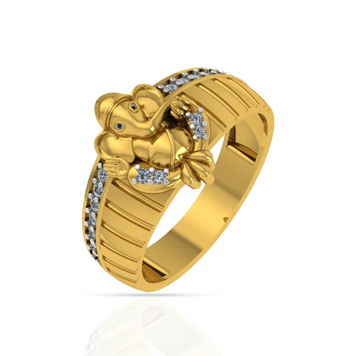 Gold Ring with Free Gold Coin