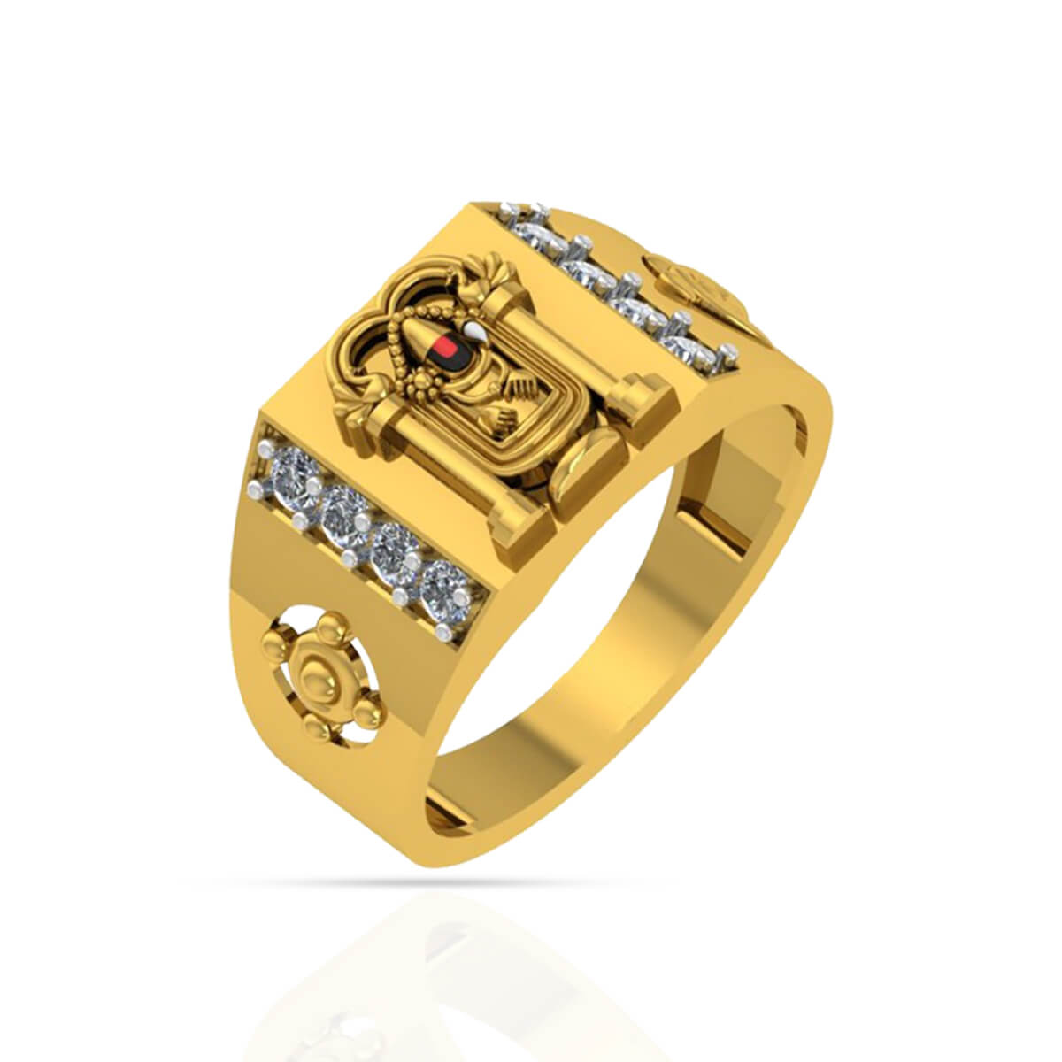 Gold Ring with Free Gold Coin