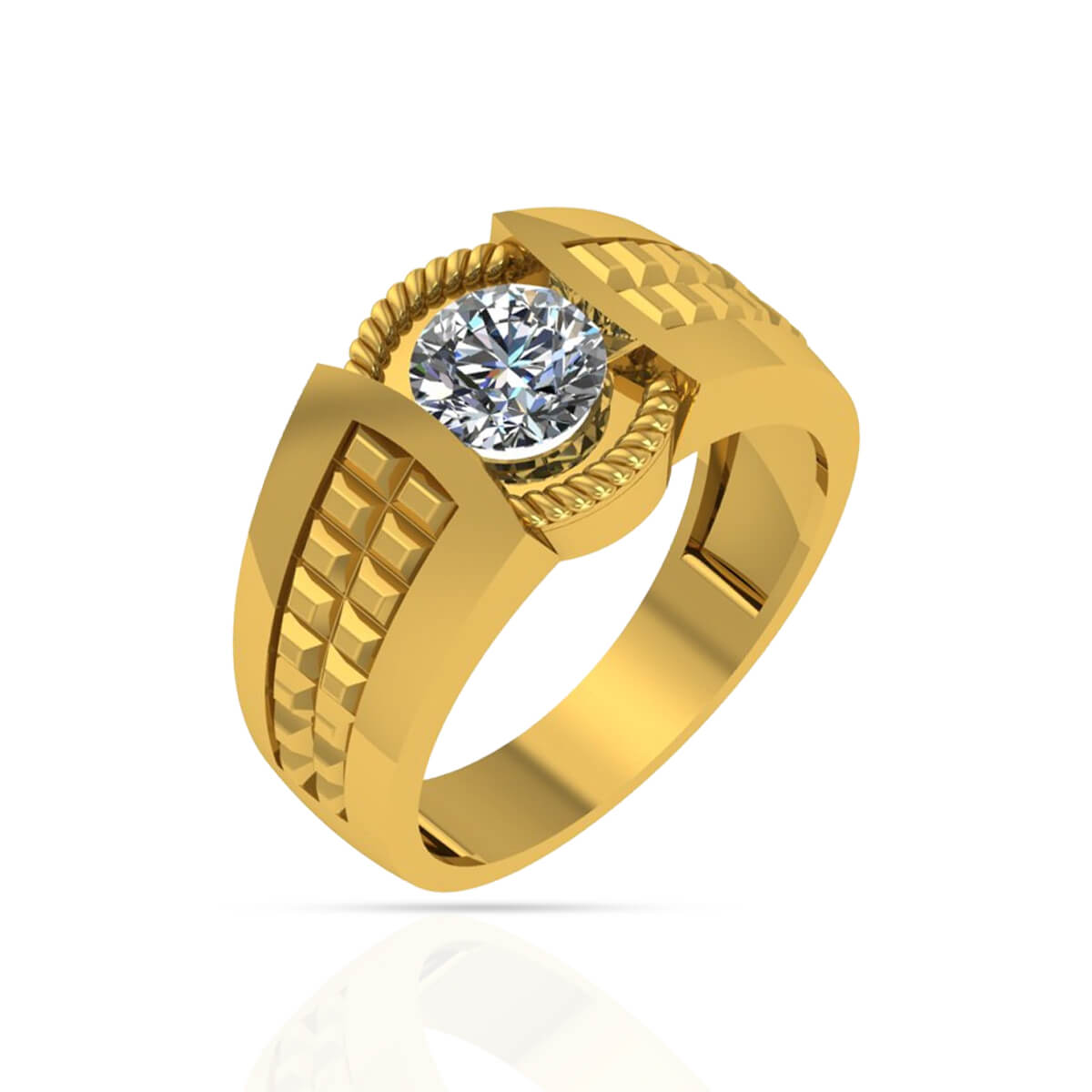 Gold Ring with Free Gold Coin