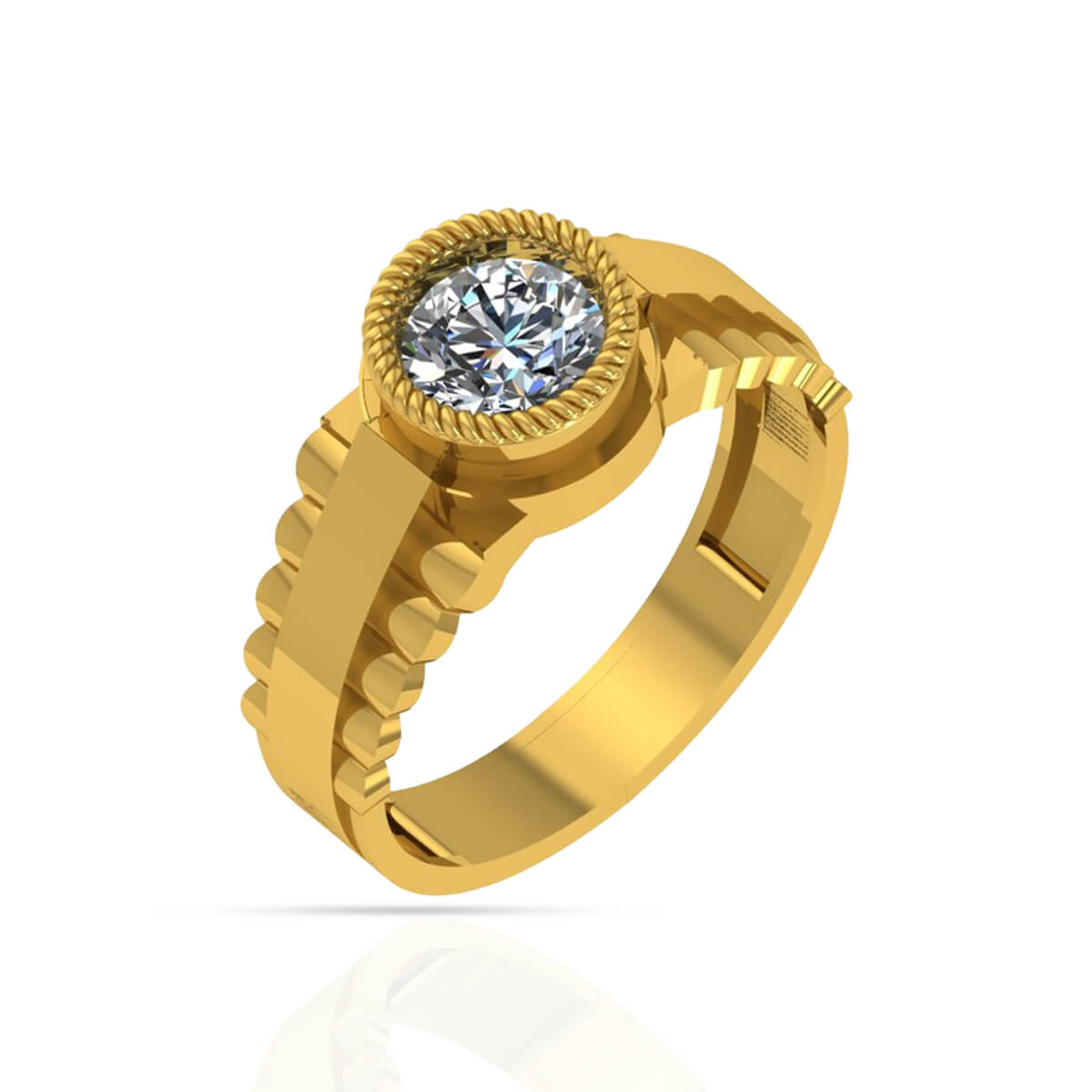 Gold Ring with Free Gold Coin