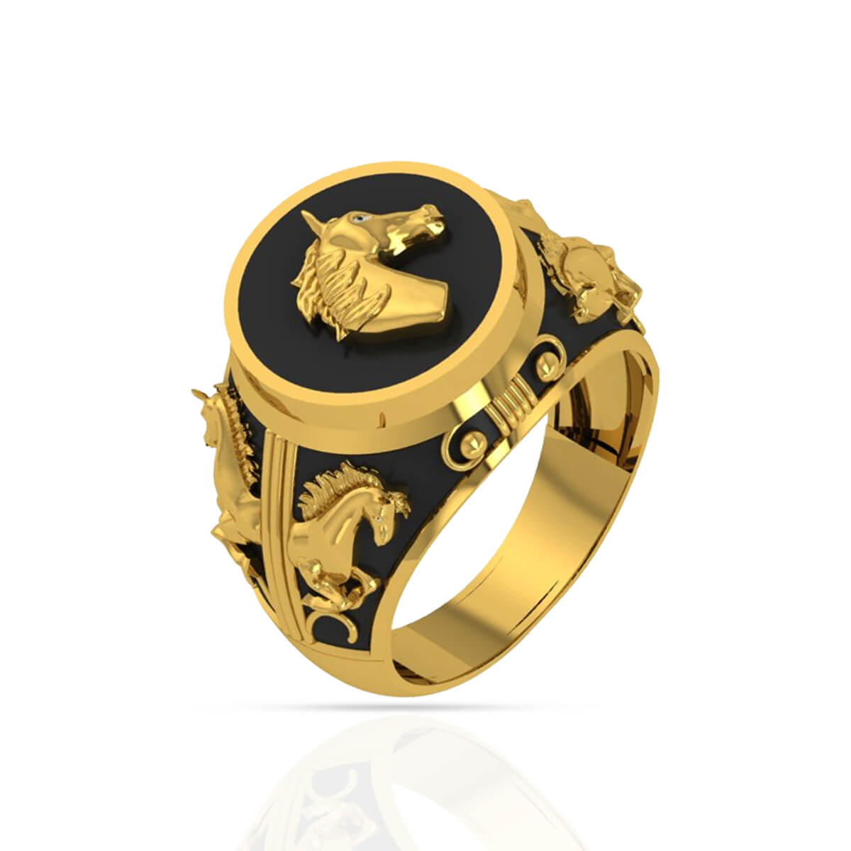 Gold Ring with Free Gold Coin