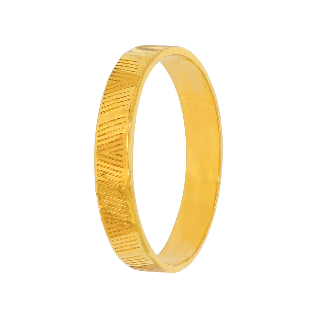 Geometric Classic Gold Ring with Free Gold Coin